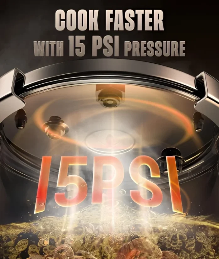 Royalty Line Pressure Cooker with Marble Finish 24 cm - 8 L