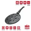 Herzberg Marble coated frying pan for 7 pancakes with spikes 26 cm