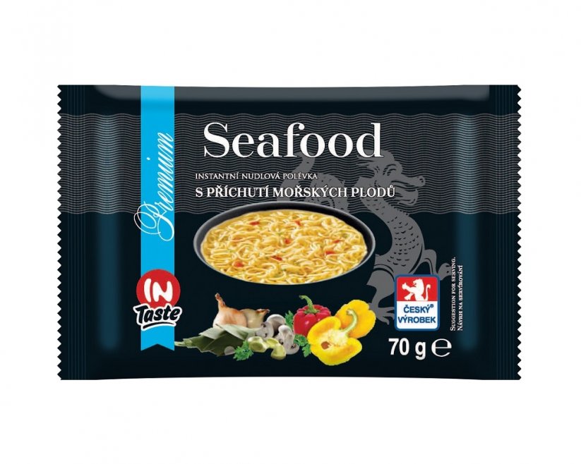 In Taste Premium Instant-Suppe mit Meeresfrüchten 70 g