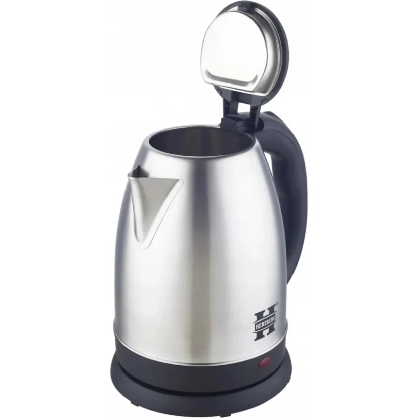 Herzberg Wasserkocher aus Edelstahl 1,8 l 1500 W – Silber