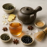 Getränke und Tees in der asiatischen Küche: vom „echten“ Tee bis zu Bubble Tea und Matcha Latte