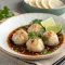 Kai Look Kuey (Thai Chicken Rice Dumplings) with Tamarind Dipping Sauce