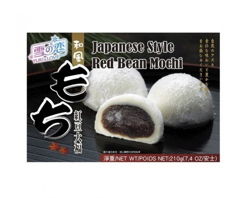 Yuki&Love Koláčky Mochi Červené fazole 210 g