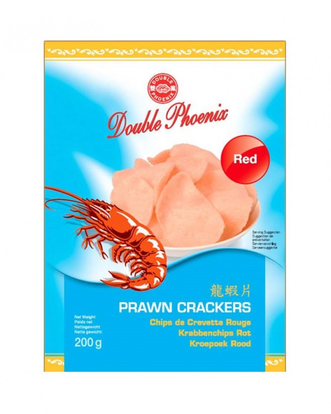 Double Phoenix Prawn crackers red 200 g