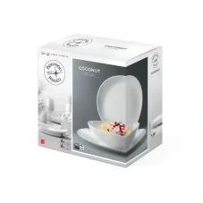 Bormioli Rocco 18-dielna súprava tanierov Coconut Tavola