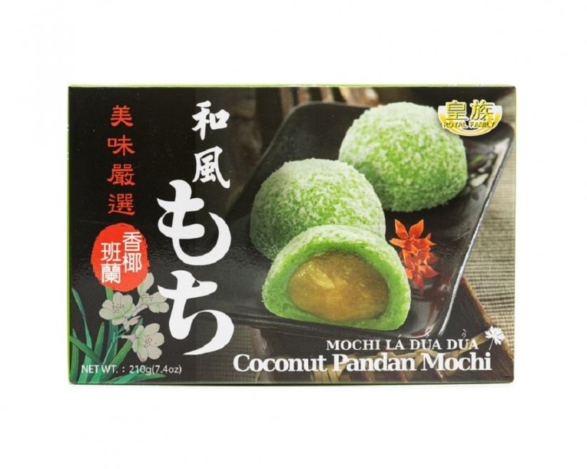 Royal Family Mochi Pandan cakes with Coconut 210 g