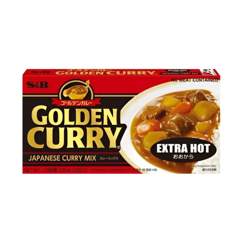 S&B Curry spice paste extra hot 220 g