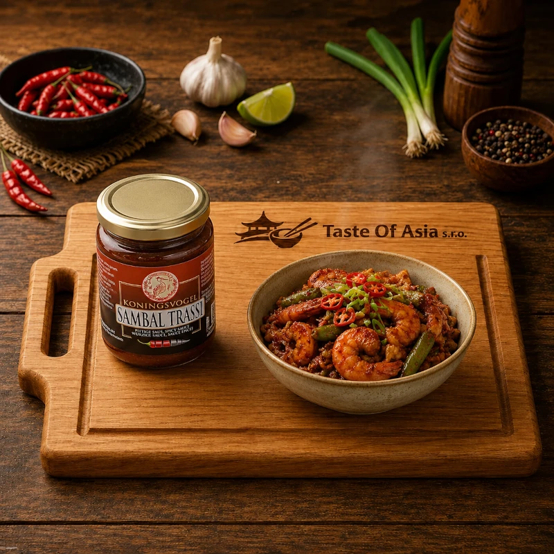 Koningsvogel Chilli pasta Sambal Trassi 270 g