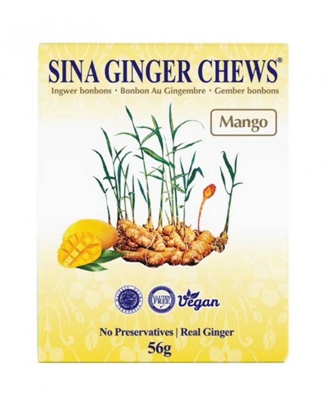 Sindu Ingwer-Bonbons mit Mango-Geschmack 56 g