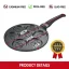 Herzberg Marble coated Pan for 7 pancakes with animals 26 cm