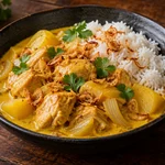 Thai Yellow Curry with Nam Prik Kaeng (Creamy Coconut Chicken Curry)