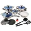 Royalty Line Set of 16 premium stainless steel cookware