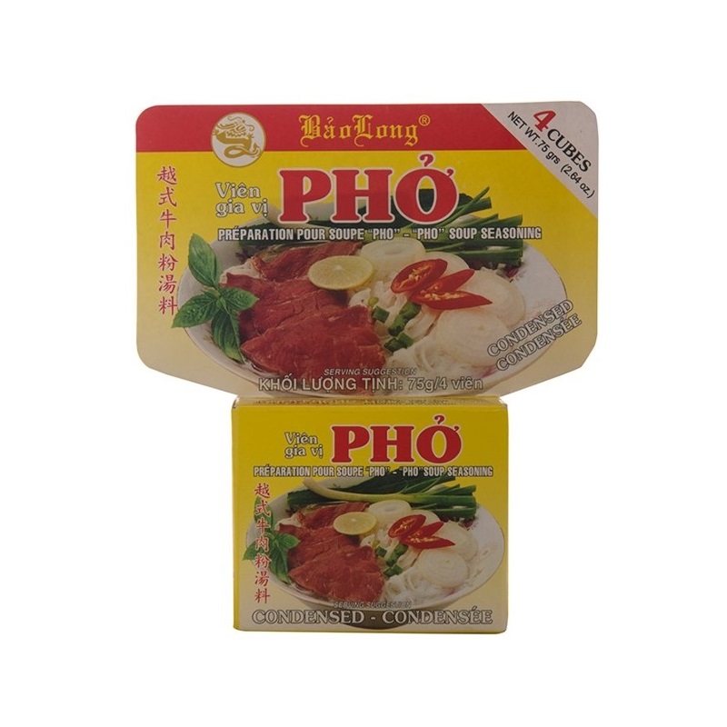 Bao Long Würzige Brühe für Rindfleisch Pho 75 g