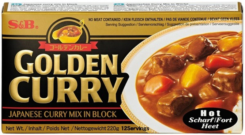 S&B Gewürzpaste für Curry pikant 220 g
