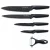Royalty Line Set of 4 marble coated knives with ceramic scraper free of charge