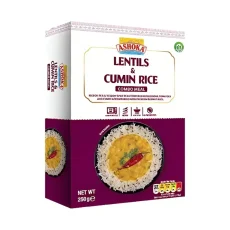 Ashoka Lentils with cumin rice 250 g Ashoka Lentils with cumin rice 250 g