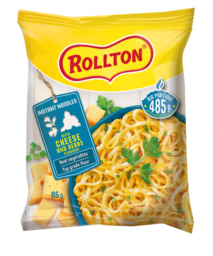 Rollton Instant cheese noodles with herbs 85 g