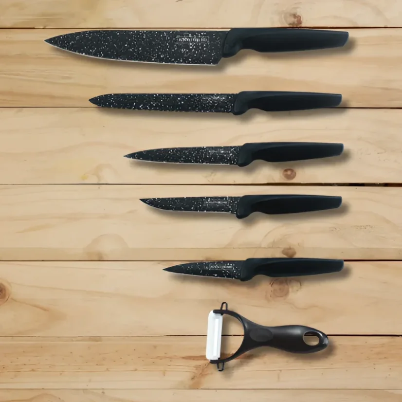 Royalty Line 6 piece set of kitchen knives