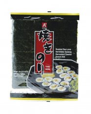 A+ Řasy Yaki Nori na sushi 25 g