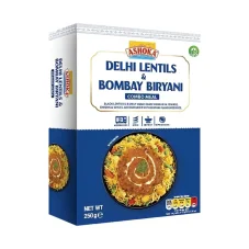 Ashoka Delhi Linsen mit Bombay Biryani 250 g Ashoka Delhi Linsen mit Bombay Biryani 250 g