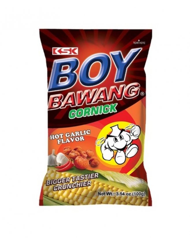 Boy Bawang Fried corn hot with garlic 100 g