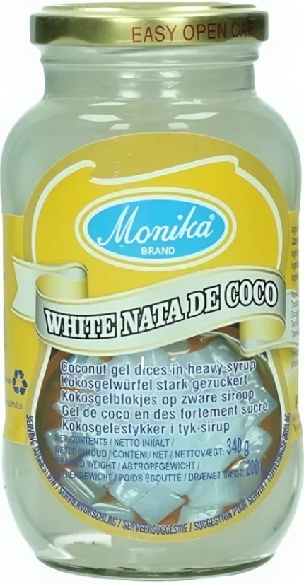 Monika White coconut gel Nata de coco 340 g
