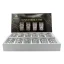 Eisenbach 12 pieces of tea glasses with silver accent