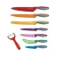 Royalty Line Set of 7 multi-coloured knives