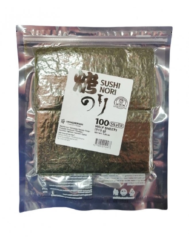 KC Morské riasy Yaki sushi Nori polené silver 115 g