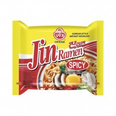 Ottogi Instant Noodles Jin Ramen Spicy 120 g