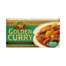 S&B Spice paste for curry medium hot 220 g