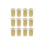 Eisenbach 12-piece tea glasses with gold accent