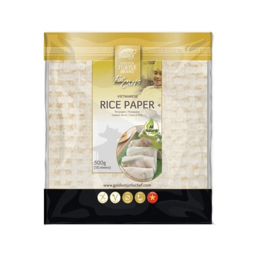 Golden Turtle Chef Rice paper square 500 g