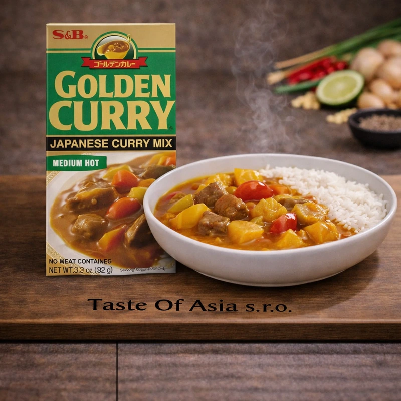 S&B Koreniaca pasta na kari stredne pikantná 92 g