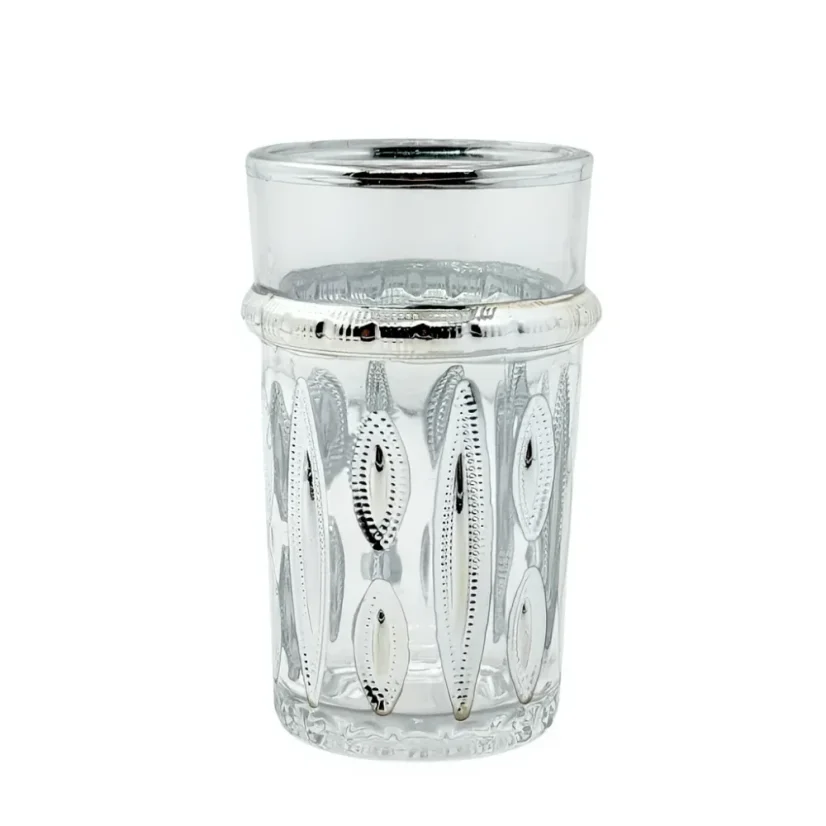 Eisenbach 12 pieces of tea glasses with silver accent