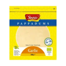 SWAD Indický chleba Papadum česnekový 200 g SWAD Indický chleba Papadum česnekový 200 g