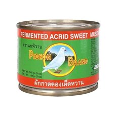 Pigeon Brand Fermentované sladko-pikantné horčičné listy v Sójové omáčke 140 g