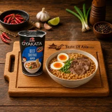 Oyakata Instant Japanese Beef Sukiyaki Ramen Noodles 63.5 g