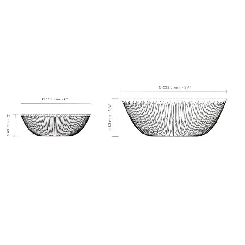 Bormioli Rocco Set of 7 plates Coconut