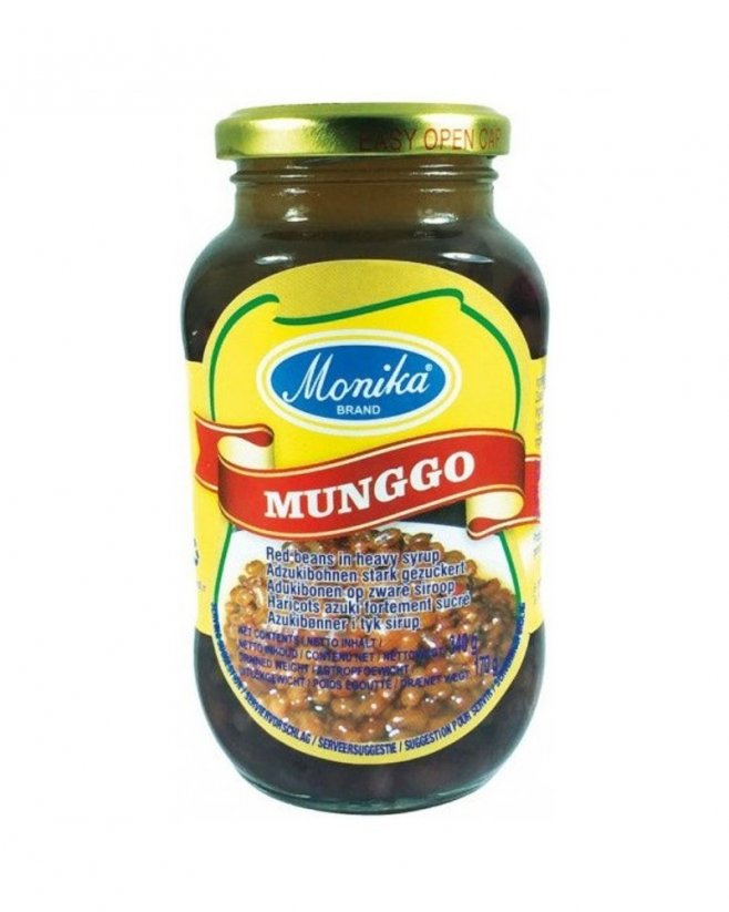 Monika Munggo beans in heavy syrup 340 g