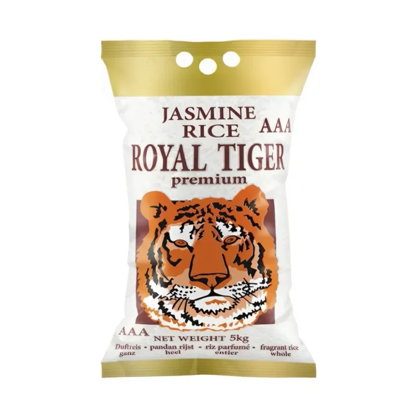 Royal Tiger Jasmínová rýže 5 kg Royal Tiger Jasmínová rýže 5 kg