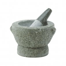 Non Food Mortar with pestle granite stone 15 cm