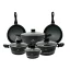 Rosenberg Set of 10 marble coated dishes
