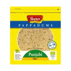 Swad Punjabi Papadum mit schwarzem pfeffer 200 g Swad Punjabi Papadum mit schwarzem pfeffer 200 g