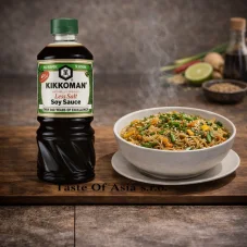 Kikkoman Soy sauce with less salt 975 ml