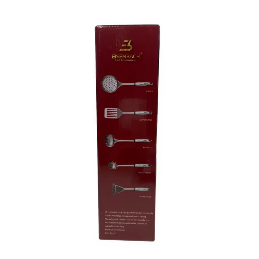 Eisenbach 5 piece stainless steel kitchen tool set