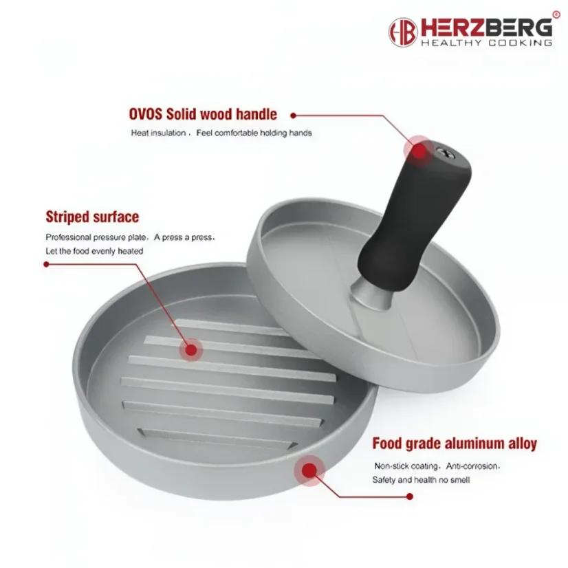 Herzberg Press for grilling hamburgers