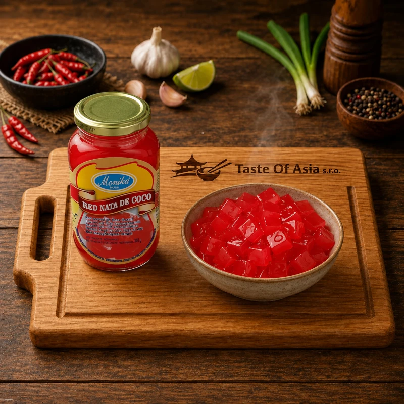 Monika Rot Kokosgel Nata de Coco 340 g