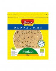 SWAD Indický chleba Punjabi Papadum s černým pepřem 200 g