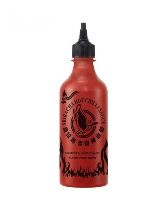 Flying Goose Chilli omáčka Sriracha Black Out 455 ml